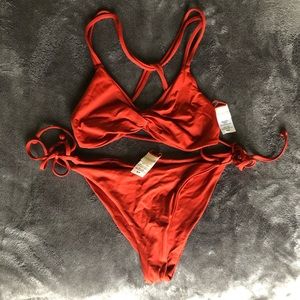 L space Harley top and lily full bottom bikini